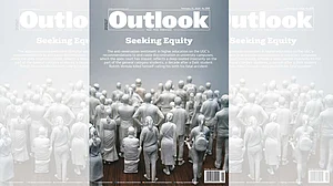 Outlook Magazine February 21 issue, titled, Seeking Equity |