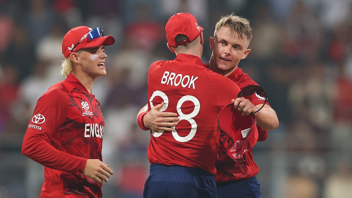 T20WorldCup/X : England cricketers celebrating victory against Nepal in ICC T20 World Cup 2026 Group C clash. 