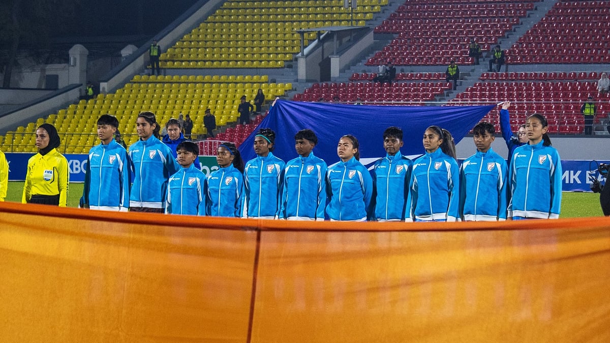 | Photo: AIFF : File photo of the India U17 women's football team.