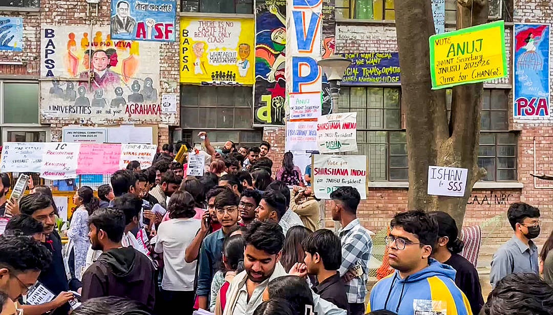 IMAGO / ANI News | Representational Image : DU’s Month-Long Ban On Protests After Campus Clashes Draws Sharp Pushback From Teachers