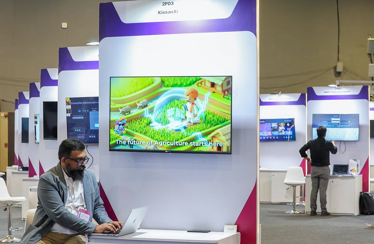 Source: IMAGO / ANI News
 : First Day of AI Impact Expo 2026 at Bharat Mandapam New Delhi, Feb 16 (ANI): First Day of AI Impact Expo 2026, at Bharat Mandapam in New Delhi on Monday.
