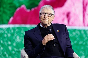 IMAGO / TT; Representative image : Bill Gates during the Gates Foundations first global Goalkeepers event in the Nordics.