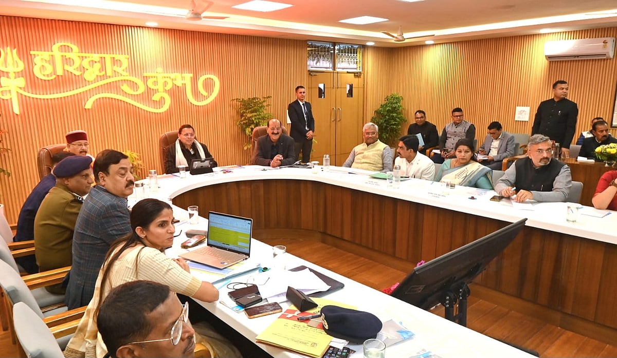 CM Pushkar Singh Dhami on Saturday reviewed the preparations for Kumbh Mela–2027 in a high-level meeting held in Haridwar
