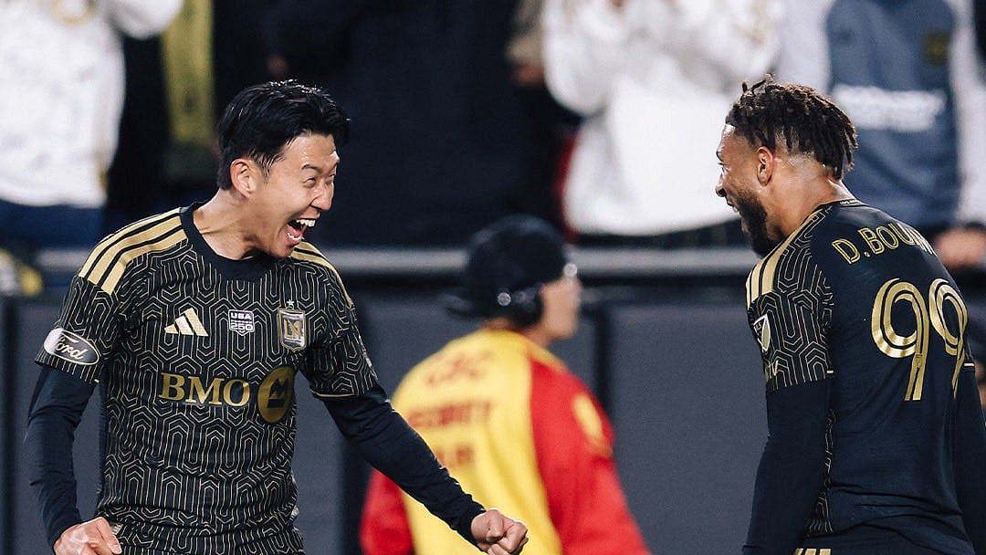 X/@LAFC : Los Angeles FC Vs Inter Miami Highlights, MLS 2026: LAFC players celebrating their win.
