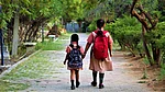 Shutterstock : School children with bags |