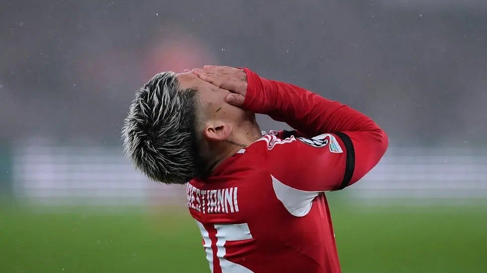 | Photo: AP/Armando Franca : Benfica's Gianluca Prestianni reacts after missing a chance during a Champions League opening phase soccer match between Benfica and Real Madrid, in Lisbon, Wednesday, Jan. 28, 2026. 