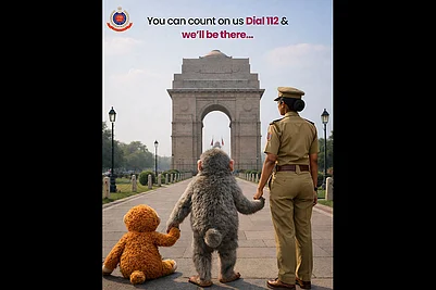 | Source: X : Delhi Police campaign featuring Punch