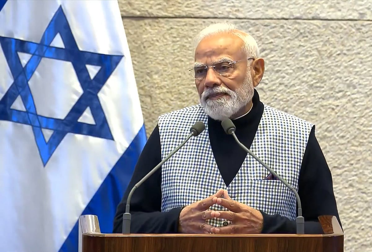 X.com : At the same time, the Prime Minister reiterated India’s support for efforts aimed at restoring peace in the region. Referring to the Gaza peace initiative, he said India believes it holds the promise of a “just and durable peace.”

