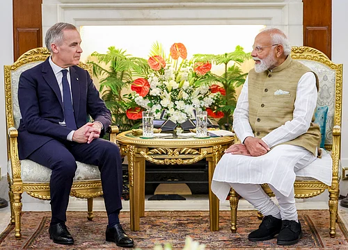 PM Modi with PM Carney
