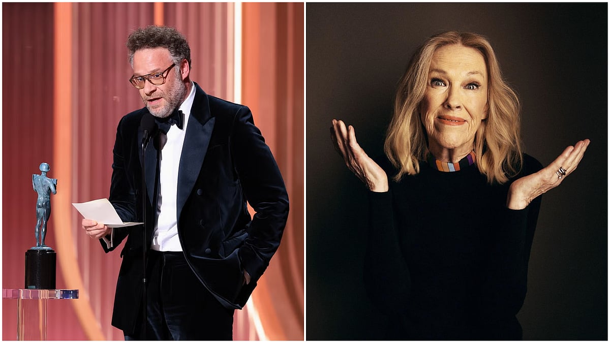 IMDB and X : Seth Rogen & Catherine OHara