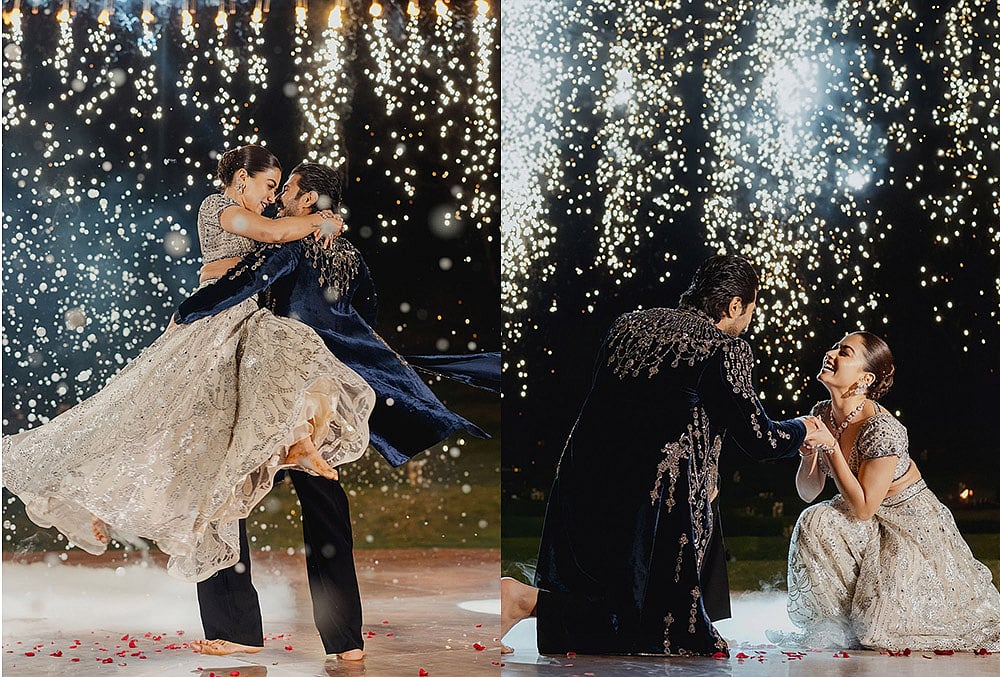 In Pics- Rashmika Mandanna-Vijay Deverakondas Sangeet Album