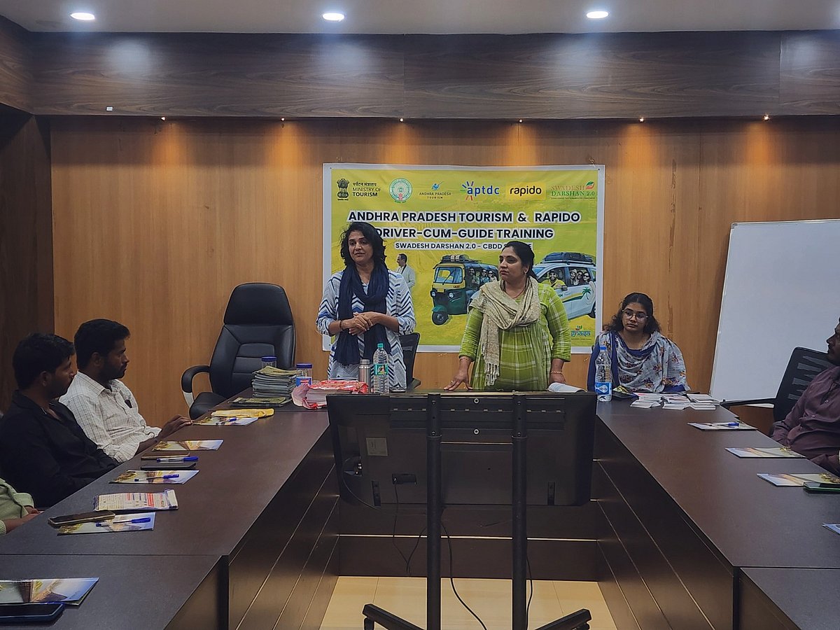 AP Tourism & Rapido Launch India’s First Driver-Cum-Guide Training Program In Vijayawada