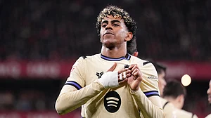 Barcelona's Lamine Yamal