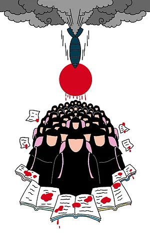 Artwork by Anupriya : How Toxic Masculinity Puts Women and Girls on the Frontlines of Suffering