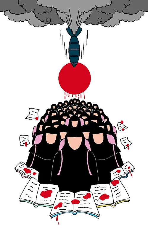 Artwork by Anupriya : How Toxic Masculinity Puts Women and Girls on the Frontlines of Suffering