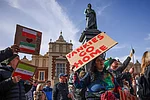 | Photo: IMAGO/Beata Zawrzel : Demonstration Against Israeli-American Aggression On Iran People hold flags and banners while attending Hands off Iran rally at the Main Square in Krakow, Poland