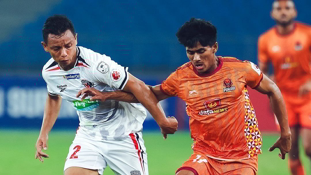 X/ @IndSuperLeague : Punjab FC held NorthEast United FC to a 1–1 draw in the Indian Super League match.