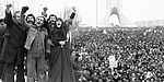Source: Wikimedia Commons : People at Ashura day demonstrations in Tehran, 1978. In the fall of 1978, Foucault travelled to Iran twice as a special reporter for an Italian newspaper.