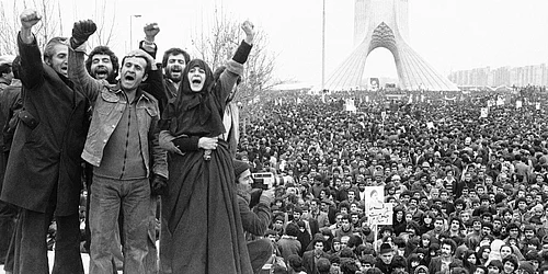 Source: Wikimedia Commons : People at Ashura day demonstrations in Tehran, 1978. In the fall of 1978, Foucault travelled to Iran twice as a special reporter for an Italian newspaper.