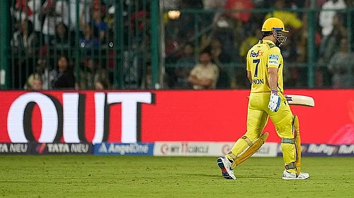 File/AP : This could be MS Dhonis last Indian Premier League season.