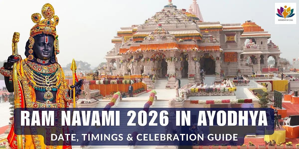 Lord Ram statue and Ayodhya Temple for Ram Navami