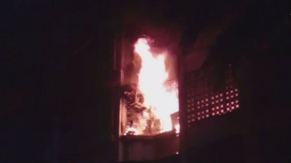 Representative Image : Palam fire kills 7, including 3 children, in residential building blaze