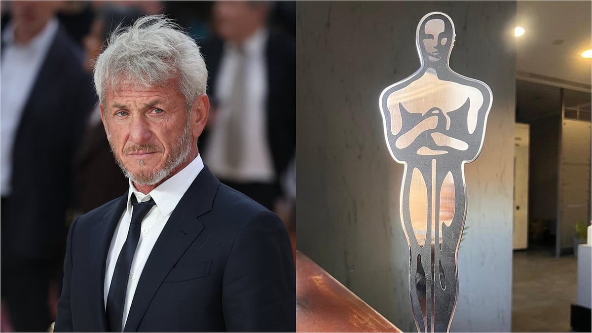 Sean Penn photo-Shutterstock/Oscar photo-Oleksandr Pertsovskyi
 : Sean Penn receives special Oscar in Ukraine after skipping the ceremony