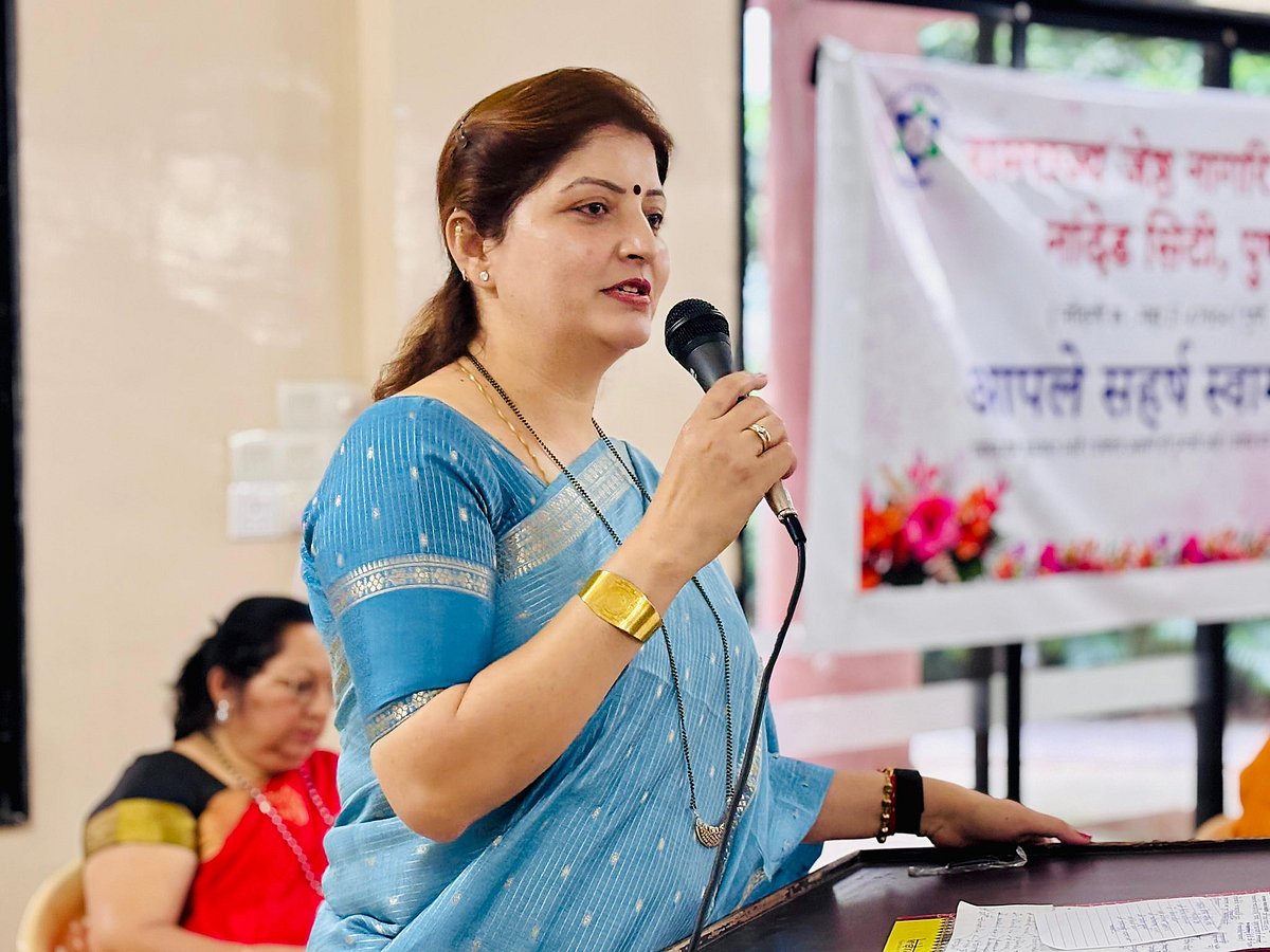 Rupali Chakankar/Facebook : Rupali Chakankar; chair of the Maharashtra Womens commission is facing serious accusations of having links with Ashok Kharat who is arrested in sexual assault case