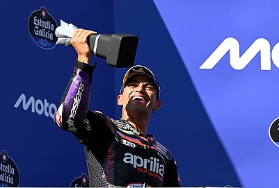 | Photo: Gold & Goose / Red Bull Content Pool : Jorge Martin seen during Stop 2 of the MotoGP World Championship in Goiana, Brazil on March 22, 2026.