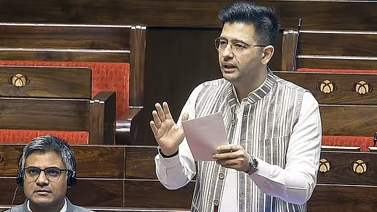 Raghav Chadha in parliament