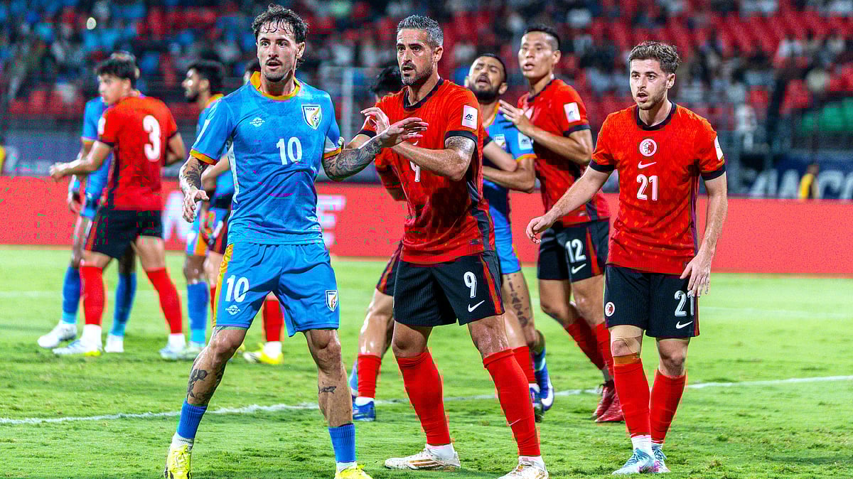 | Photo: AIFF : India's Ryan Williams in action during the AFC Asian Cup Qualifiers against Hong Kong on March 31, 2026.