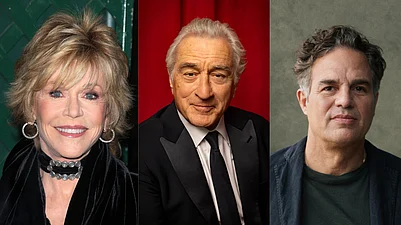 (L-R) Jane Fonda, Robert De Niro, Mark Ruffalo