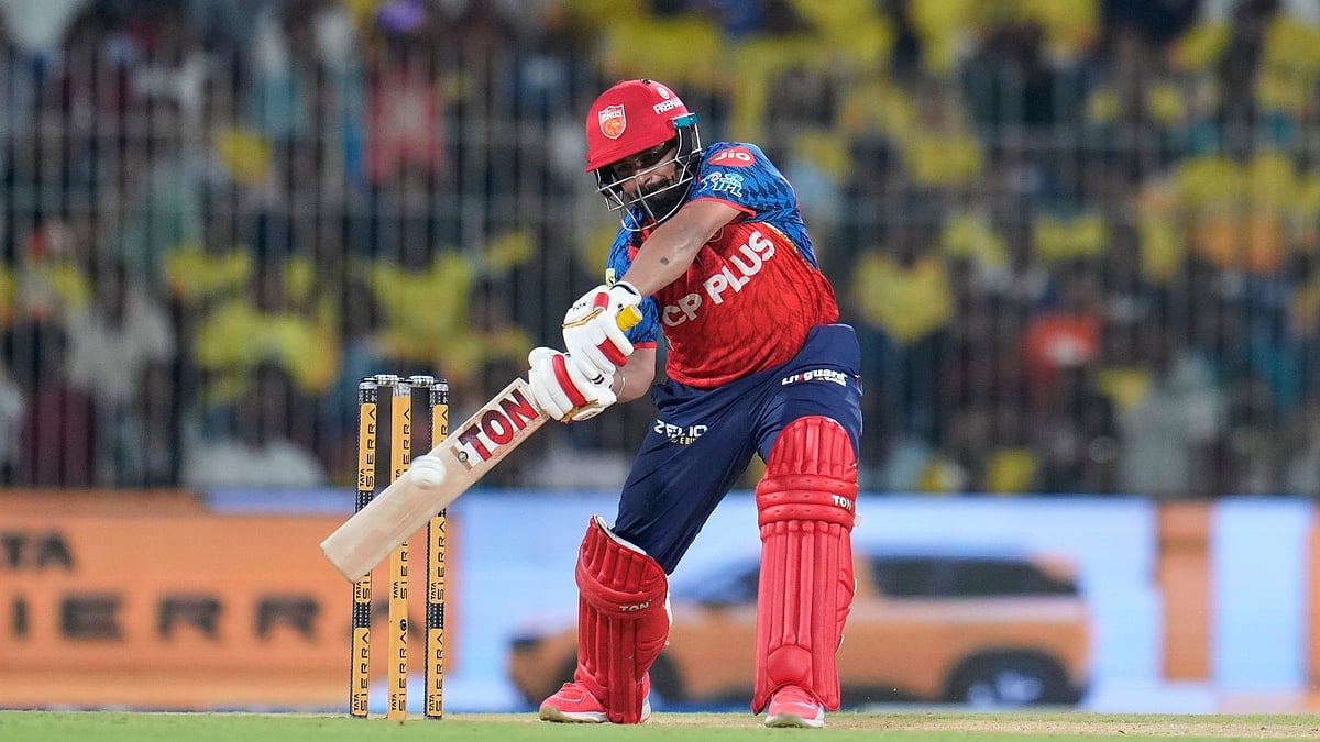 AP Photo : Punjab Kings wicketkeeper Prabhsimran Singh plays a shot during the Indian Premier League cricket match between Chennai Super Kings and Punjab Kings in Chennai, India, Friday, April 3, 2026. 