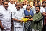 IMAGO / ANI News : UDF candidate P. K. Kunhalikutty campaigns for the Kerala Legislative Assembly elections 2026 from Malappuram.