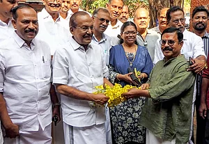 IMAGO / ANI News : UDF candidate P. K. Kunhalikutty campaigns for the Kerala Legislative Assembly elections 2026 from Malappuram.