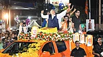 Special arrangement : Prime Minister Narendra Modis road show in Thiruvanathapuram