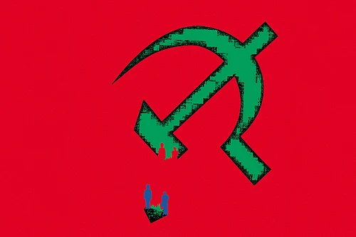 Illustration: Vikas Thakur : While disenchantment among Dalits and Adivasis in Kerala reflects a shift in the Left’s orientation in the state towards an aspirational middle class, the unease among Muslims underscores the dilemmas of electoral balancing.