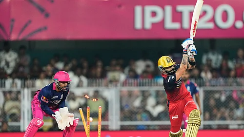 AP/Anupam Nath : IPL 2026, Rajasthan Royals vs Royal Challengers Bengaluru Live Score: RCB are batting first.