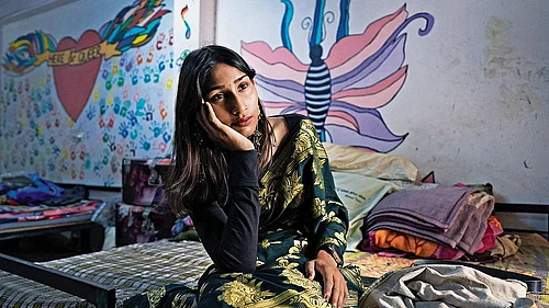 Photo: Suresh K. Pandey : Who Owns Identity?: Himanshi, 20, lives at Garima Greh in Uttam Nagar, Delhi. She left her home in Agra at 18, when her family disapproved of her identity as a trans woman. She resumed her education after moving to Delhi.
Having once aspired to secure a job, the new transgender law has left her disheartened