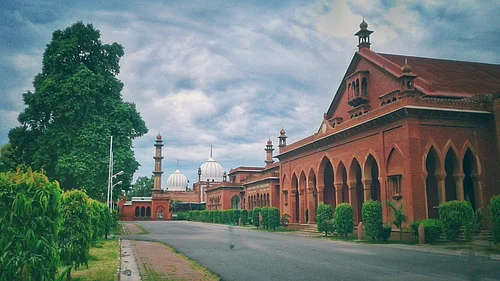 Source: IMAGO / Dreamstime : Strachey Hall at Aligarh Muslim University, the first building to be constructed at AMU.
