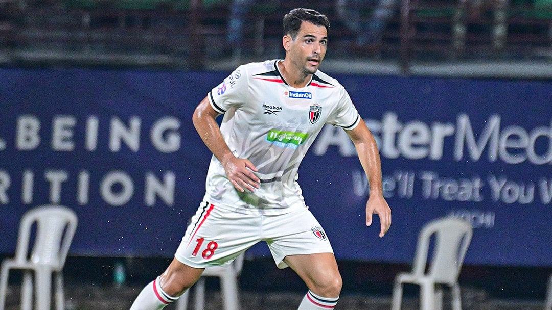 | Photo: X/NEUtdFC : NorthEast United FCs Andy Rodriguez in action during the Indian Super League match against Kerala Blasters FC on April 15, 2026.