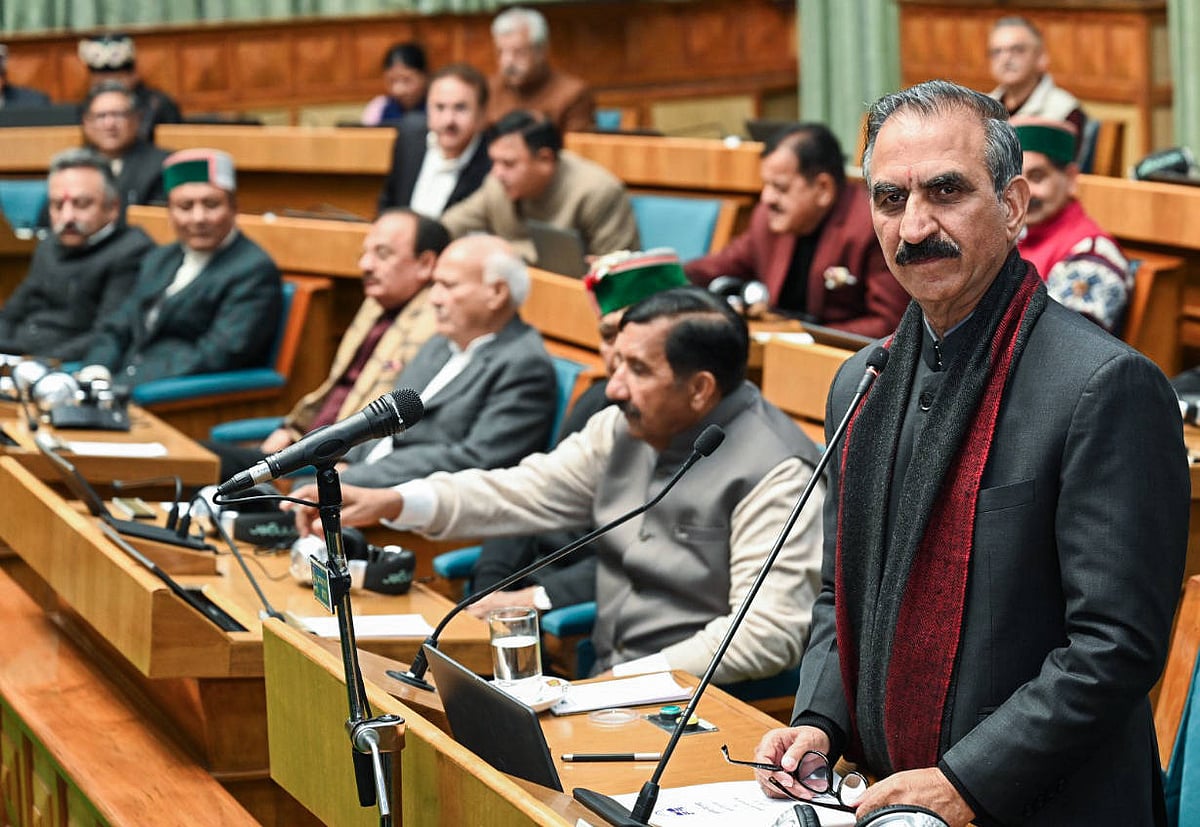 Himachal Pradesh CM presents the State Budget 2026-27 at Vidhan Sabha in Shimla Shimla, Mar 21 (ANI): Himachal Pradesh Chief Minister Sukhvinder Singh Sukhu speaks on the first day of the State Budget 2026-27 session at Vidhan Sabha in Shimla on Saturda