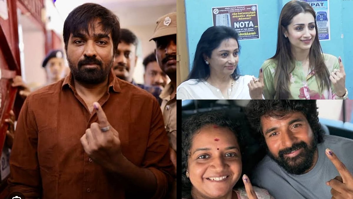X, Instagram : Celebs vote at Tamil Nadu Assembly Elections 2026