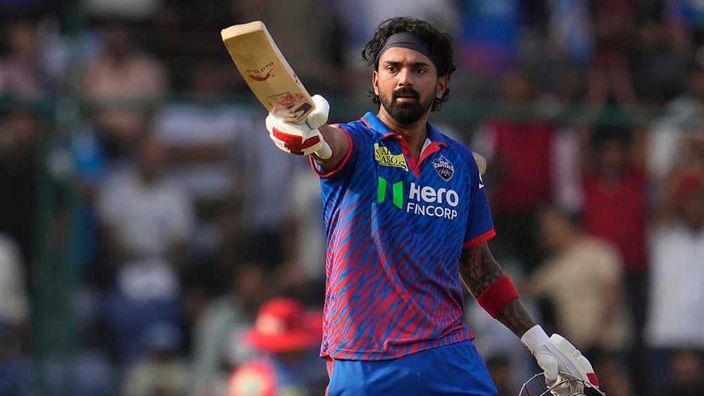 | Photo: AP/Manish Swarup : Delhi Capitals KL Rahul is currently the Orange Cap holder in IPL 2026