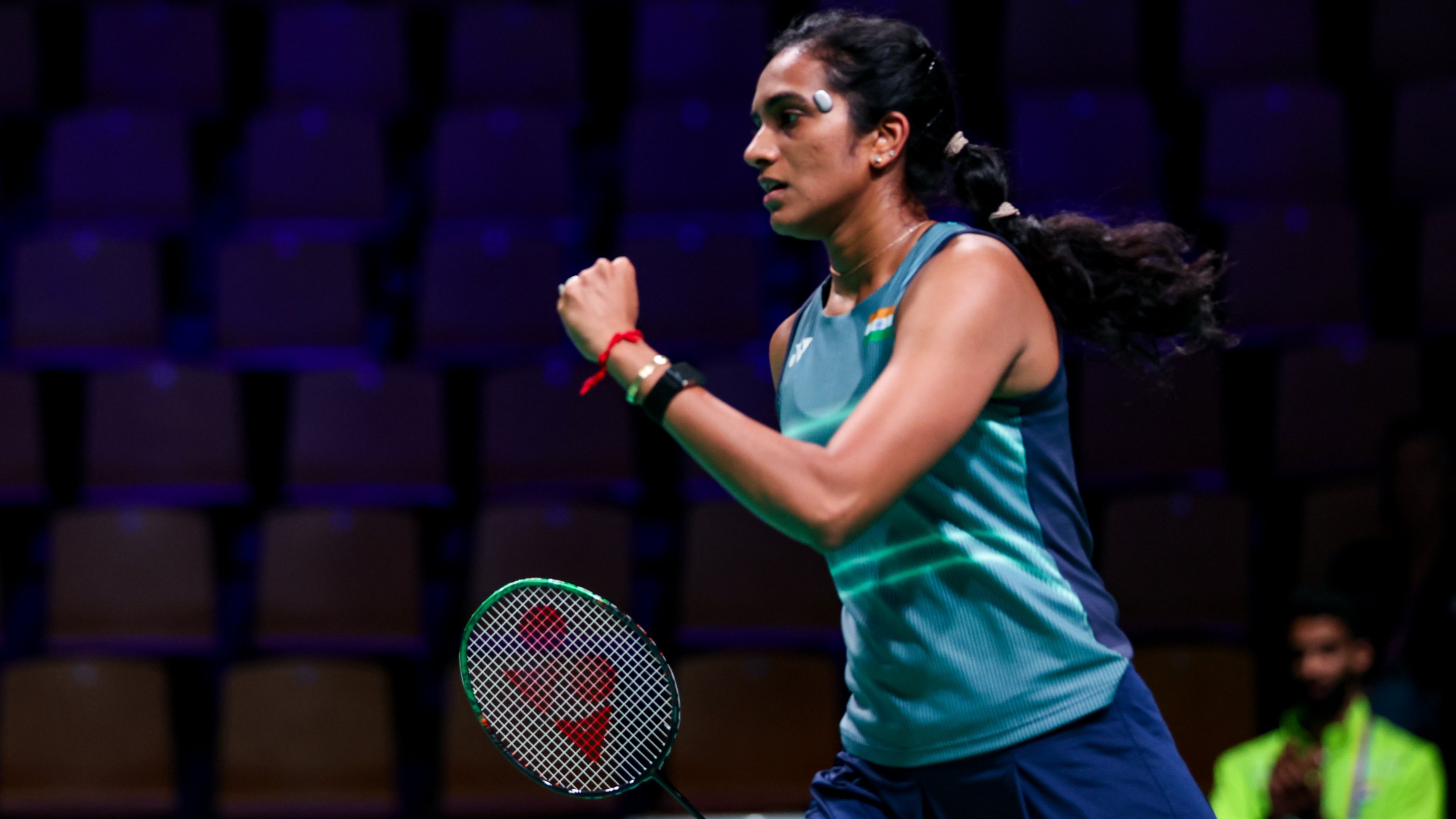 | Photo: X/BAI_media : Indias PV Sindhu in action in the Uber Cup 2026.