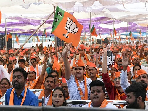 PTI : The BJP has taken a commanding lead as counting for the Gujarat Local Body Elections 2026 gets underway.