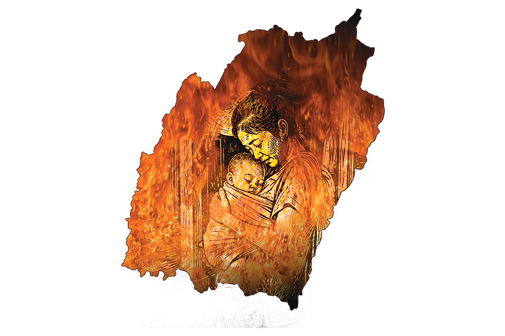 Illustration: Vikas Thakur : In Manipur, Grief Outlives Every Promise of Peace