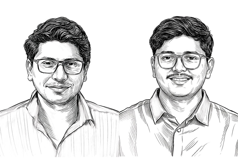 (L-R) Chandra Pratap Tiwari; Shishir Agrawal