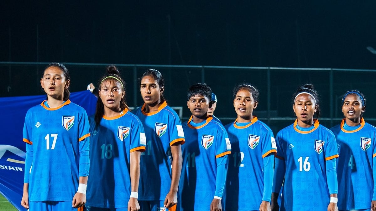IndianFootball/X : India women's U17 team footballers ahead of AFC U17 Women's Asian Cup 2026 match against Australia. 