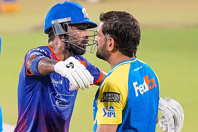 | Photo: PTI/R Senthilkumar : Mumbai Indians captain Hardik Pandya, left, with Chennai Super Kings MS Dhoni during a training session ahead of an Indian Premier League (IPL) 2026 T20 cricket match between Chennai Super Kings and Mumbai Indians, in Chennai, Tamil Nadu.